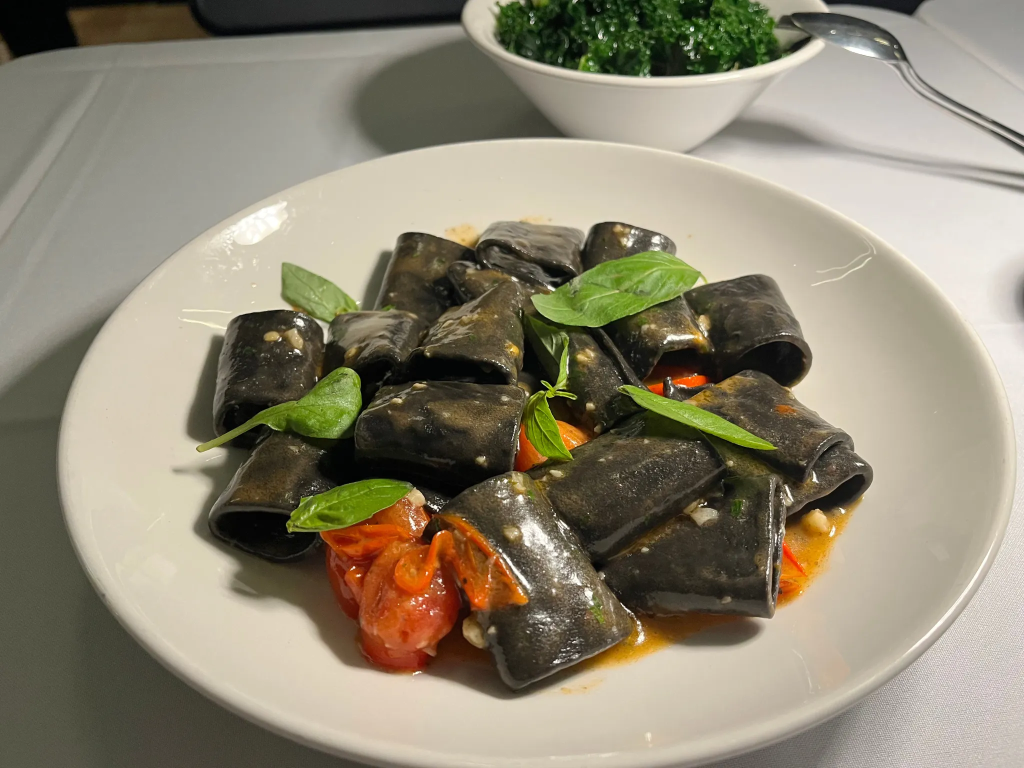 Squid ink pasta