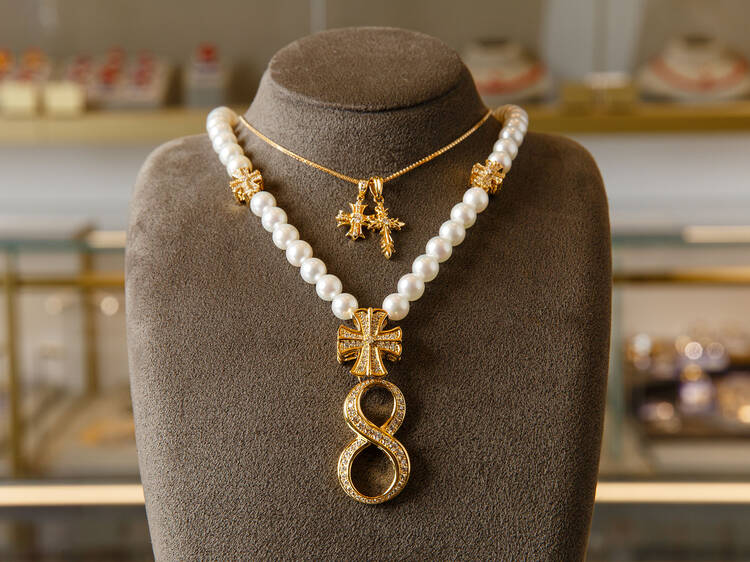 You can shop Yukizaki’s very own line of statement pieces