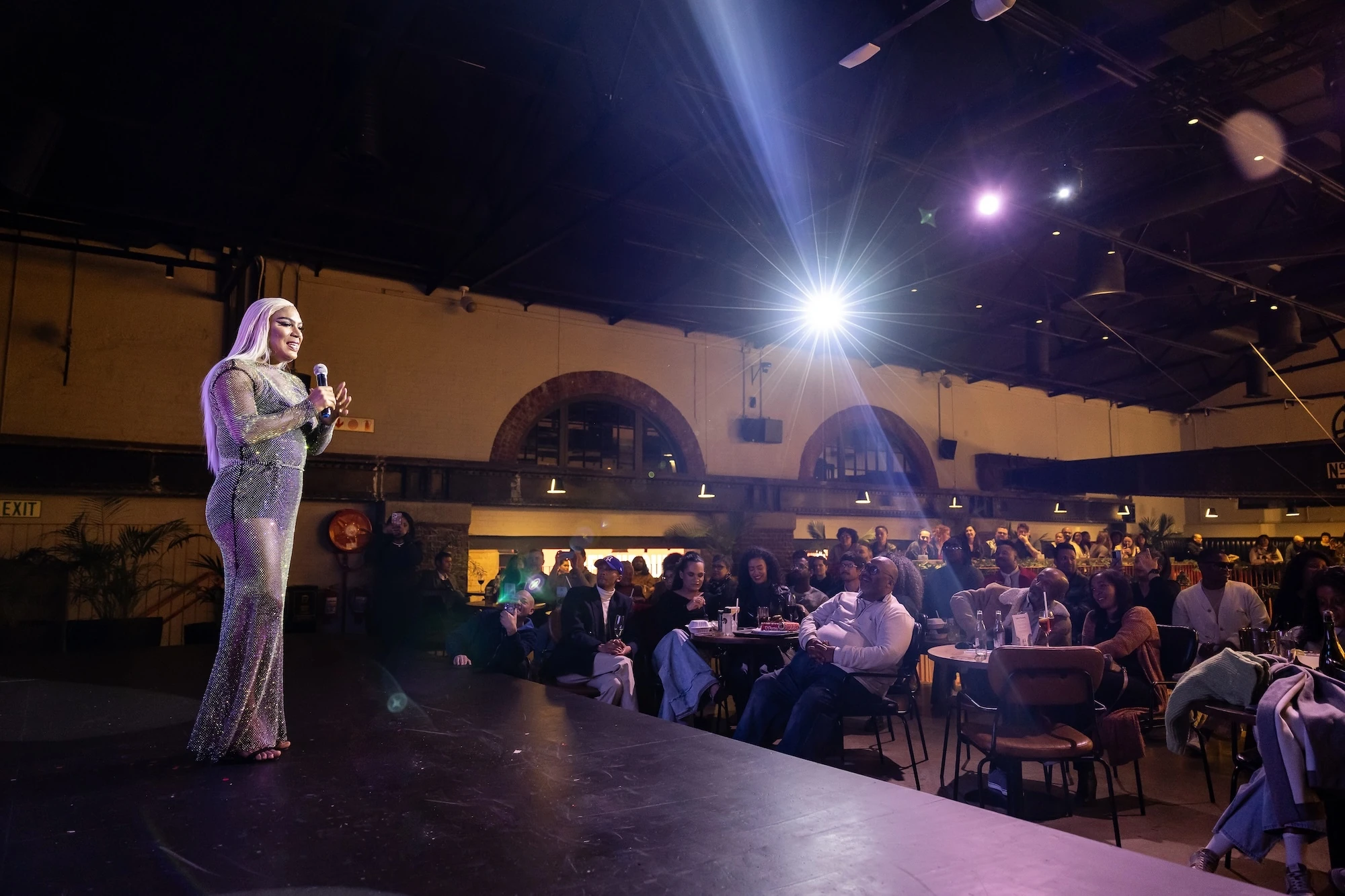 Kat Gilardi in Night of the Queens at the Time Out Market Cape Town.