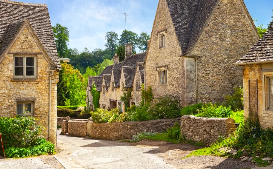 pobles, europa, Bibury