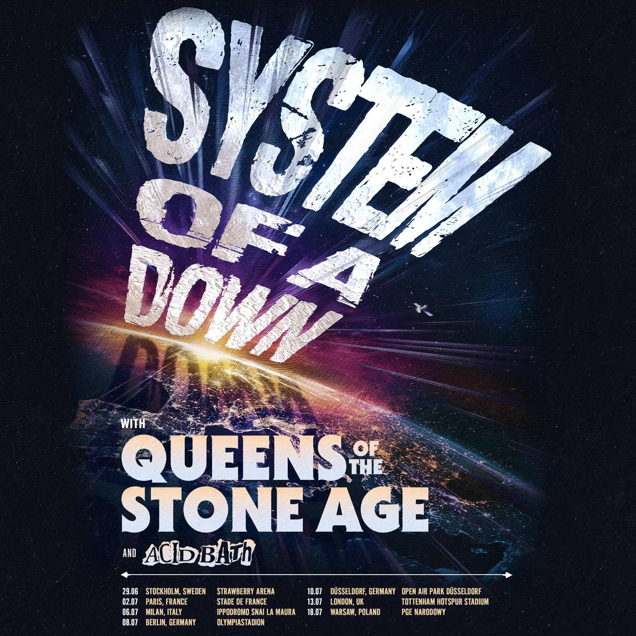 System of a Down UK and Europe 2026 tour