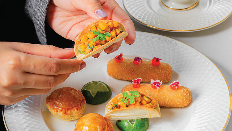 Jackfruit-themed afternoon tea