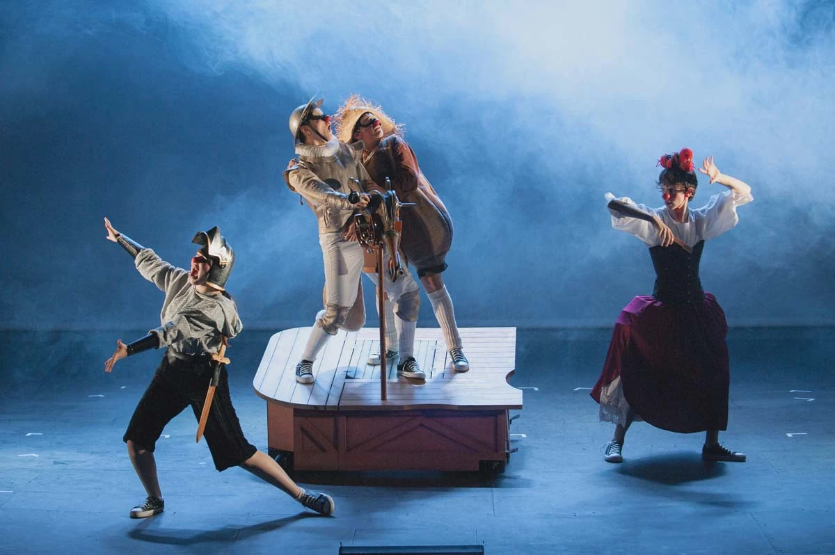 Clown Quijote de la Mancha. Sylvia Vivanco