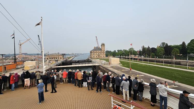 Soo Locks aboard Viking Polaris