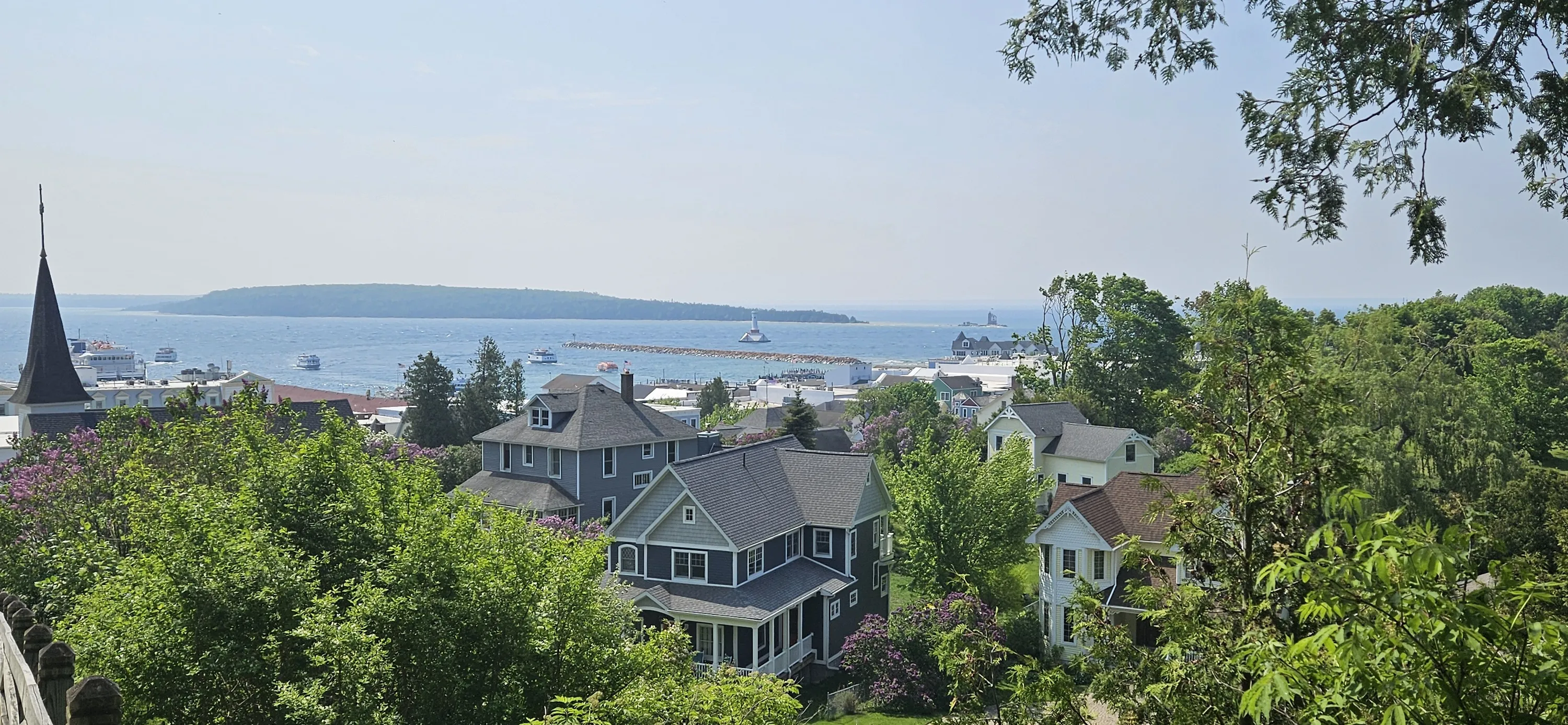 View of Mackinac Island