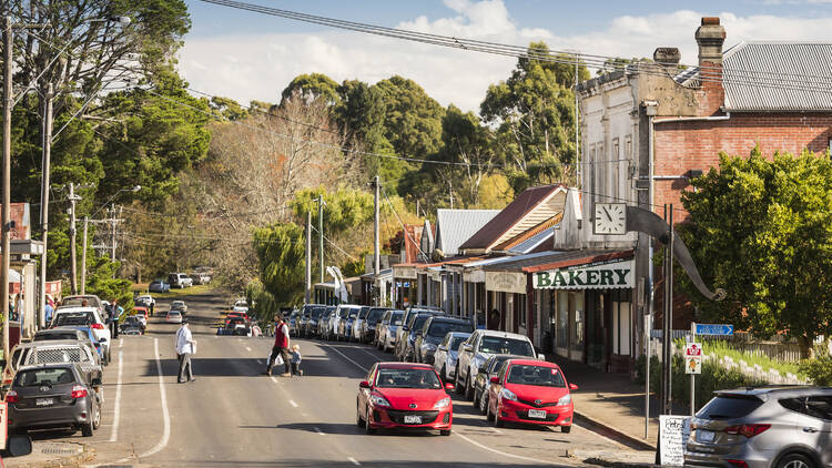 High Street in Trentham.