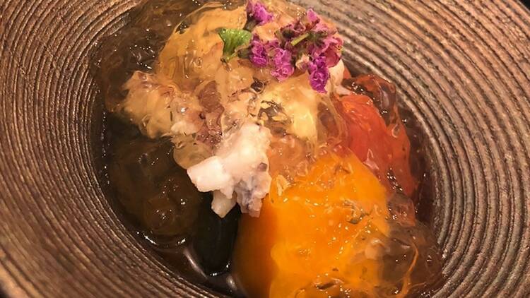 文禄堤 茶味