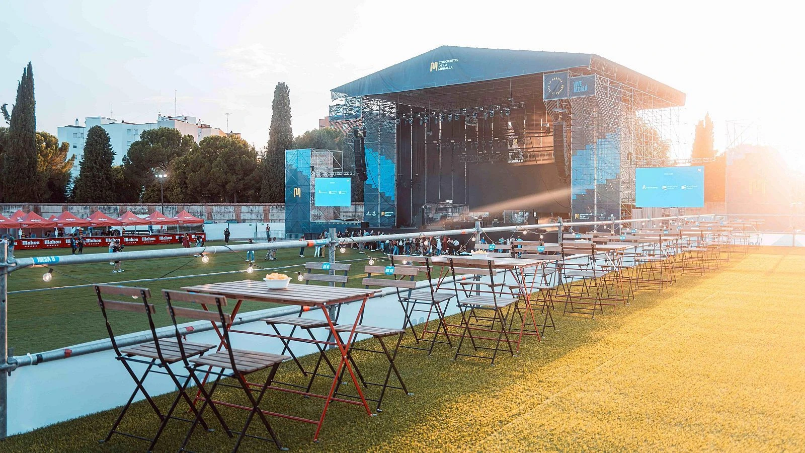 Escenario del festival Muralla Indie