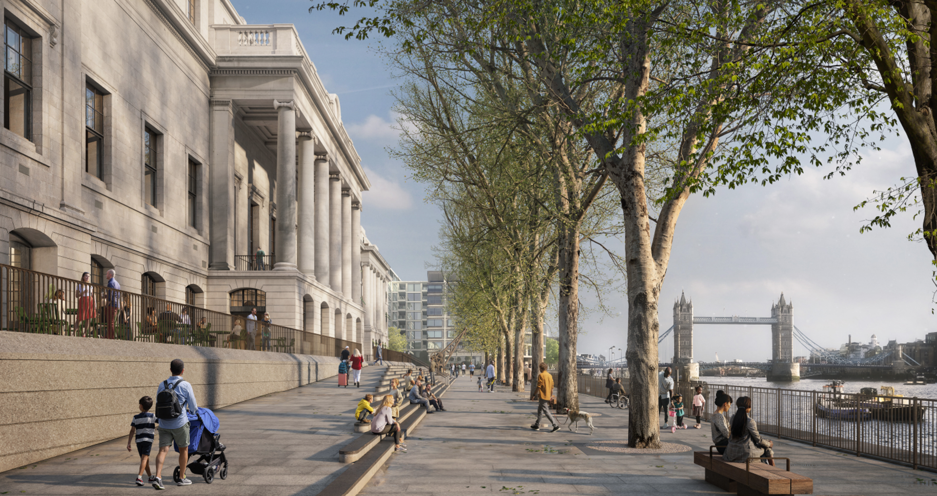 London is getting a dazzling new riverside public attraction and luxury hotel