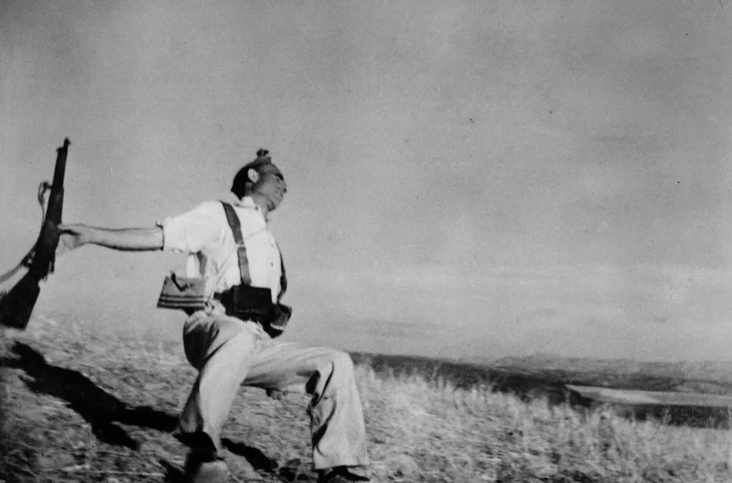 'Muerte de un miliciano', por Robert Capa.