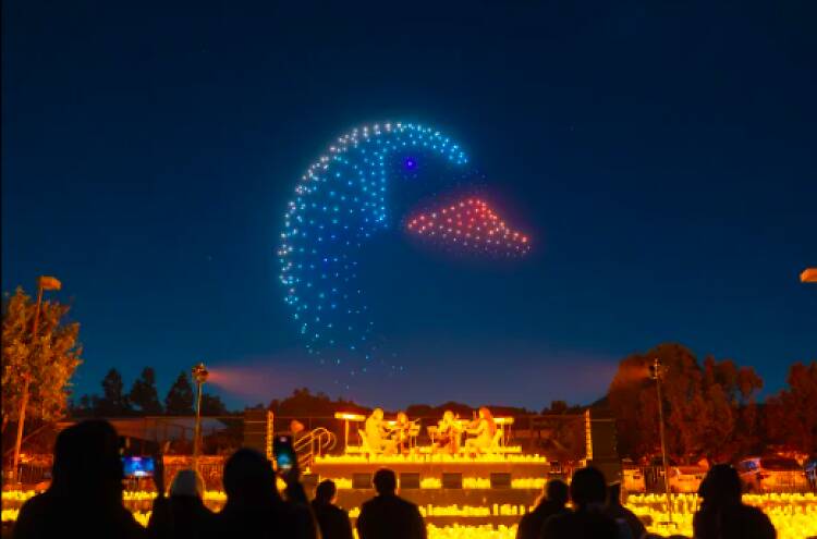 DroneArt Show, drons