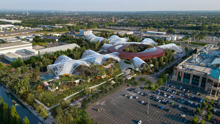 CGI of the Therme Manchester, currently being built