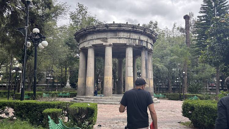 Jardín Santiago en Tlatelolco