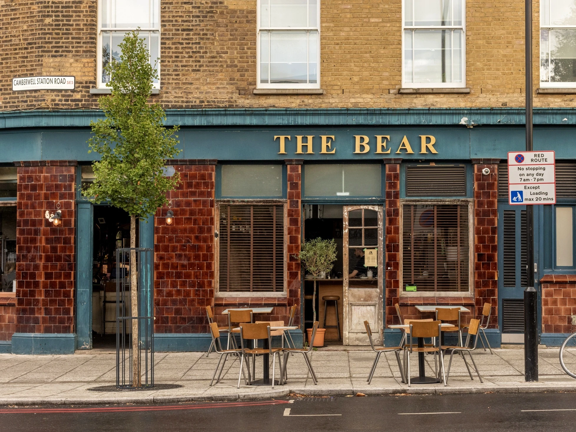 Exterior of The Bear pub in Camberwell