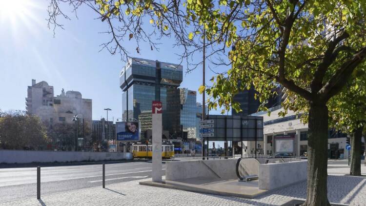 Estação prevista para as Amoreiras, extensão da Linha Vermelha