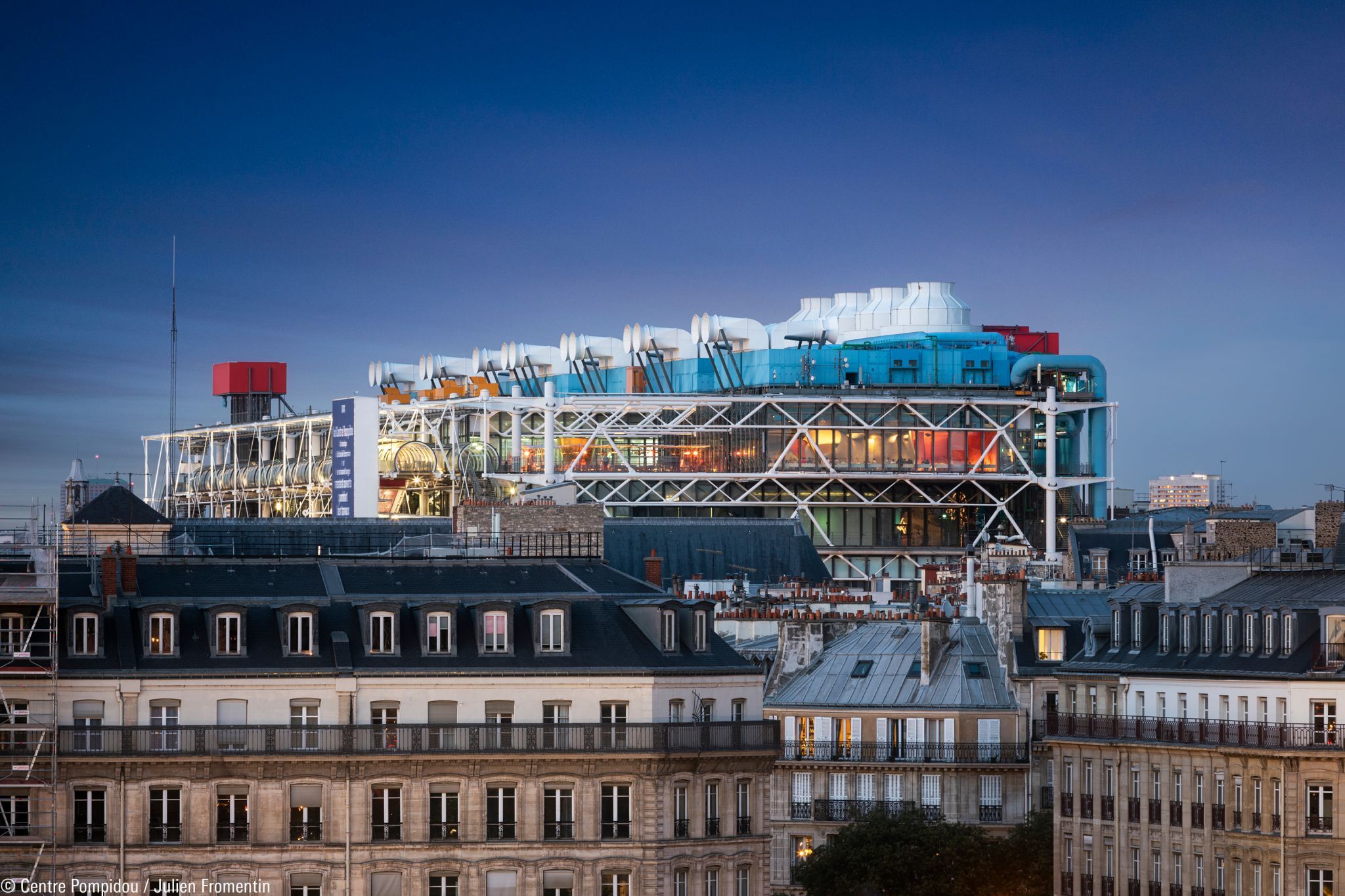 Où retrouver le centre Pompidou pendant les travaux