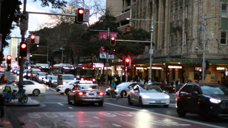Sydney road and taxis