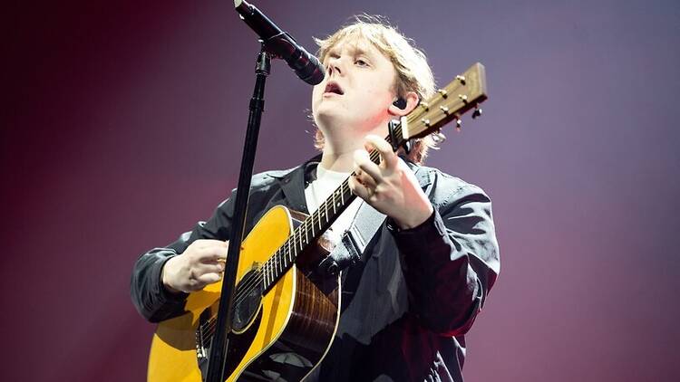 Lewis Capaldi performing live