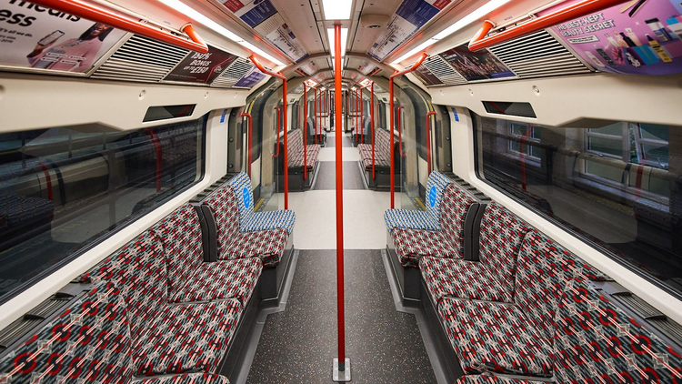 Central line carriage, London Underground