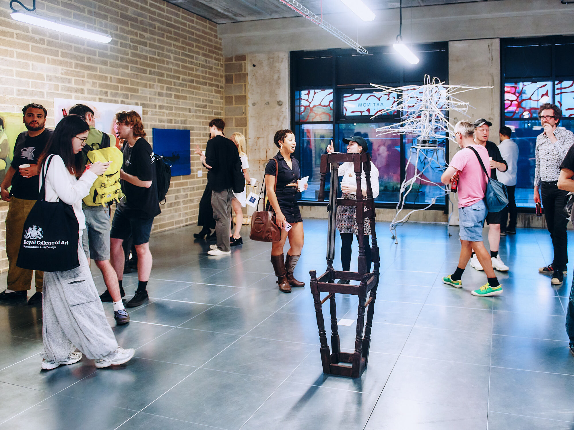 Exhibits from some of the featured artists