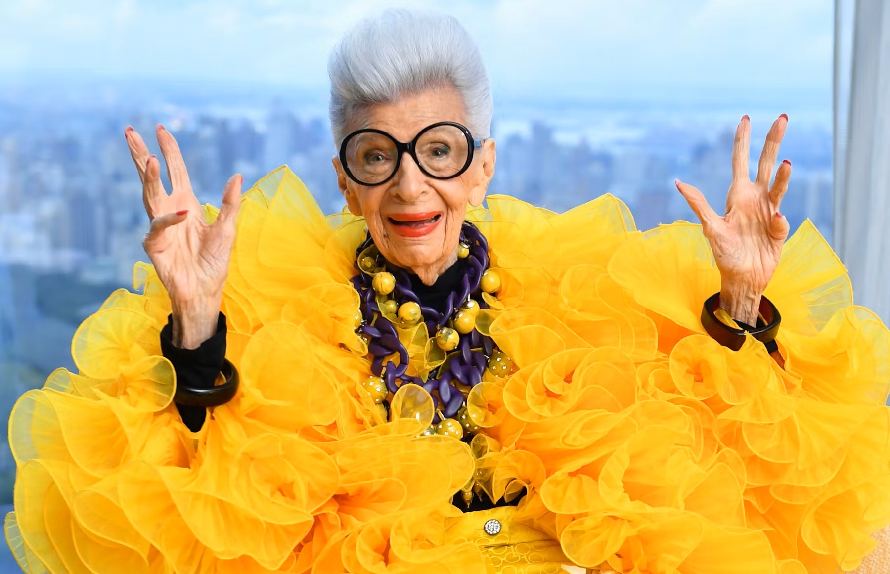 You can shop NYC fashion icon Iris Apfel's maximalist closet at an estate sale starting tomorrow