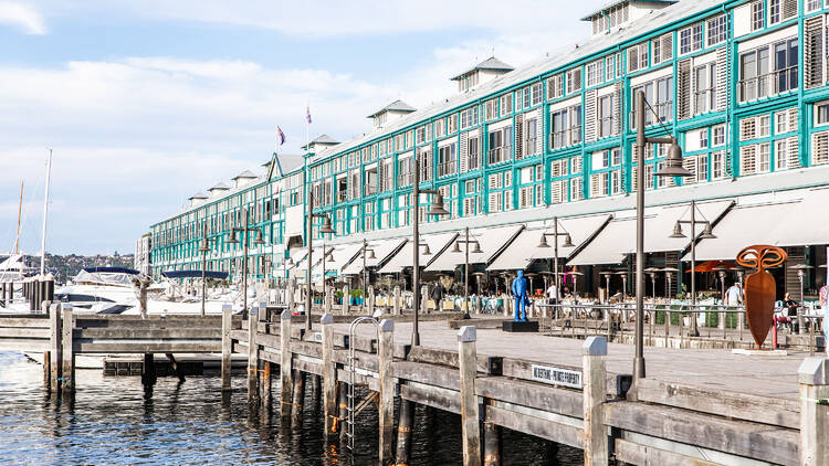 Wharf side at the Ovolo Woolloomooloo