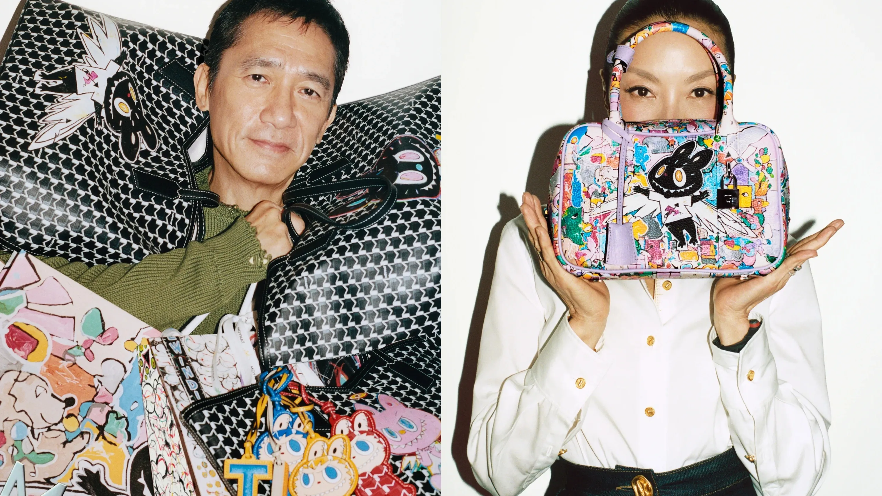 Moynat Kasing Lung Labubu Tony Leung Michelle Yeoh