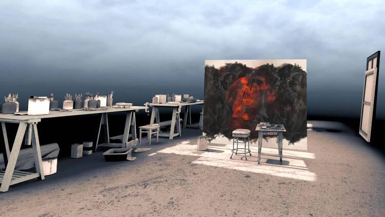 Soulages, ses peintures sur papier 