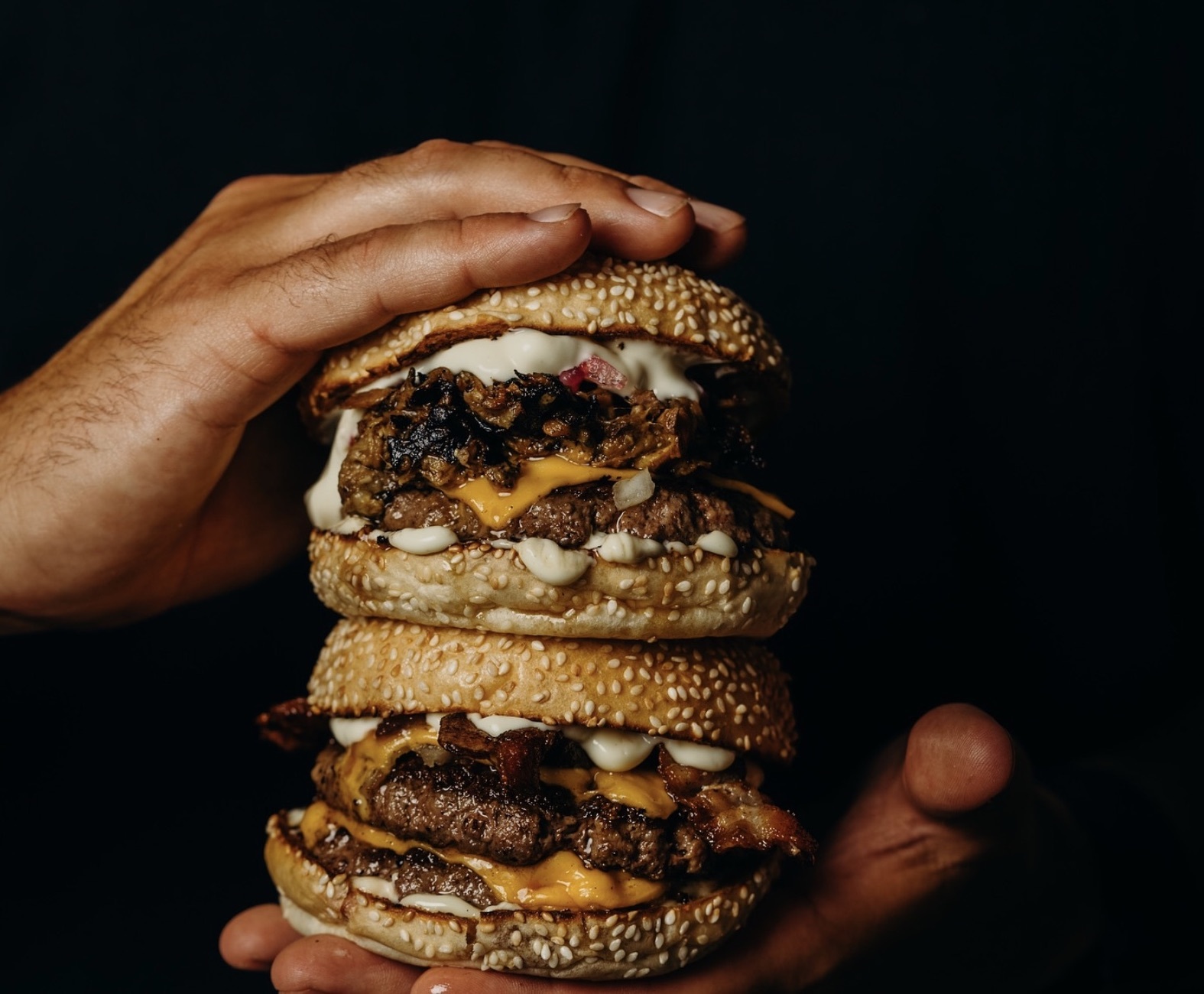 A picture of a Black Bear Burger from London