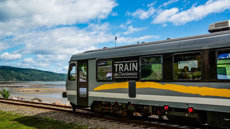 Ride this Quebec train to see coastal villages and hills wrapped in fall colours