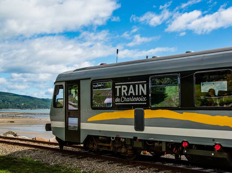 Ride this Quebec train to see coastal villages and hills wrapped in fall colours