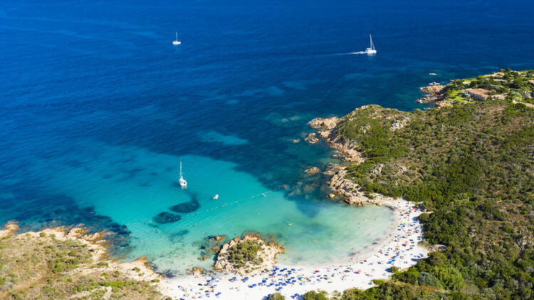 Beach on the Costa Smeralda, Sardinia