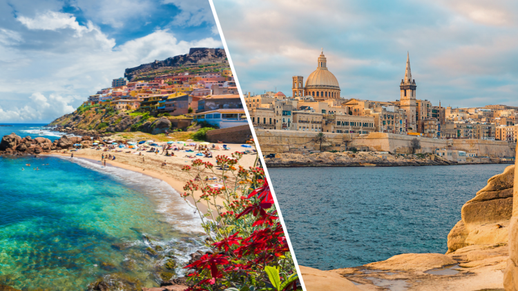 sardinia and malta