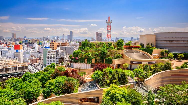 6 best rooftop gardens in Osaka to relax and enjoy free city views