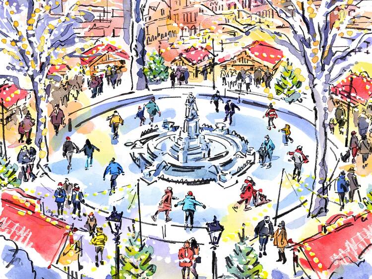 Leicester Square is getting a brand new ice rink for the 2025 festive season