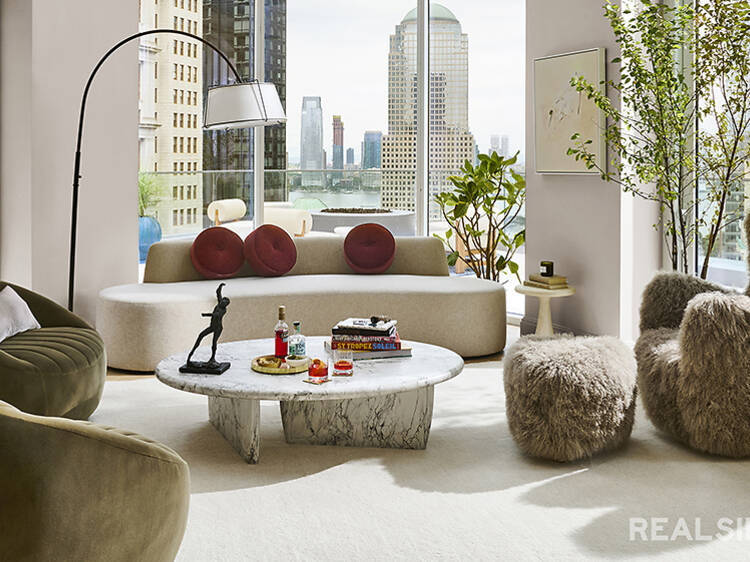 Drew Barrymore helped design this Manhattan penthouse—and you can stop by to see it in person