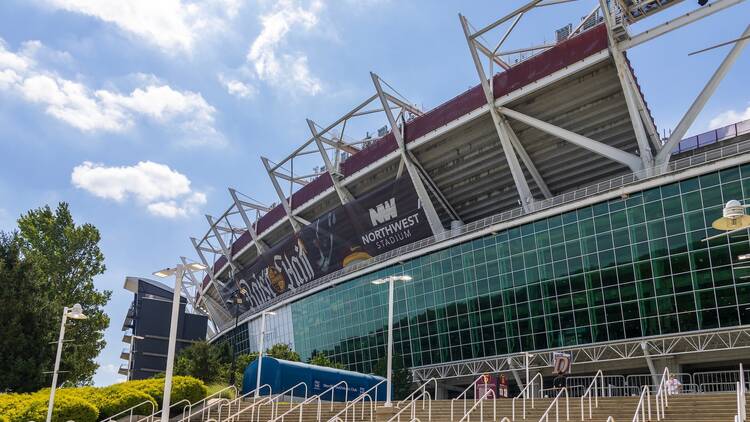orthwest Stadium the home of the Washington Commanders in Landover Maryland USA