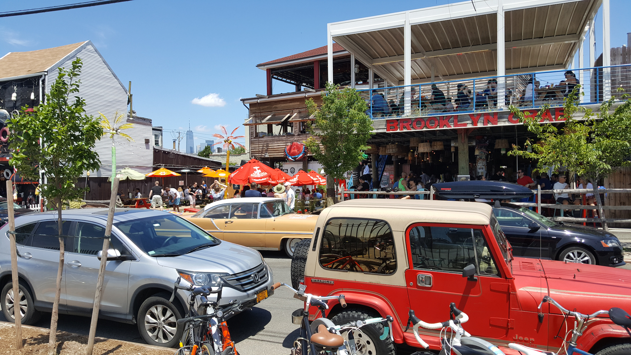 Brooklyn Crab restaurant in Red Hook neighborhood of Brooklyn in New York City, USA