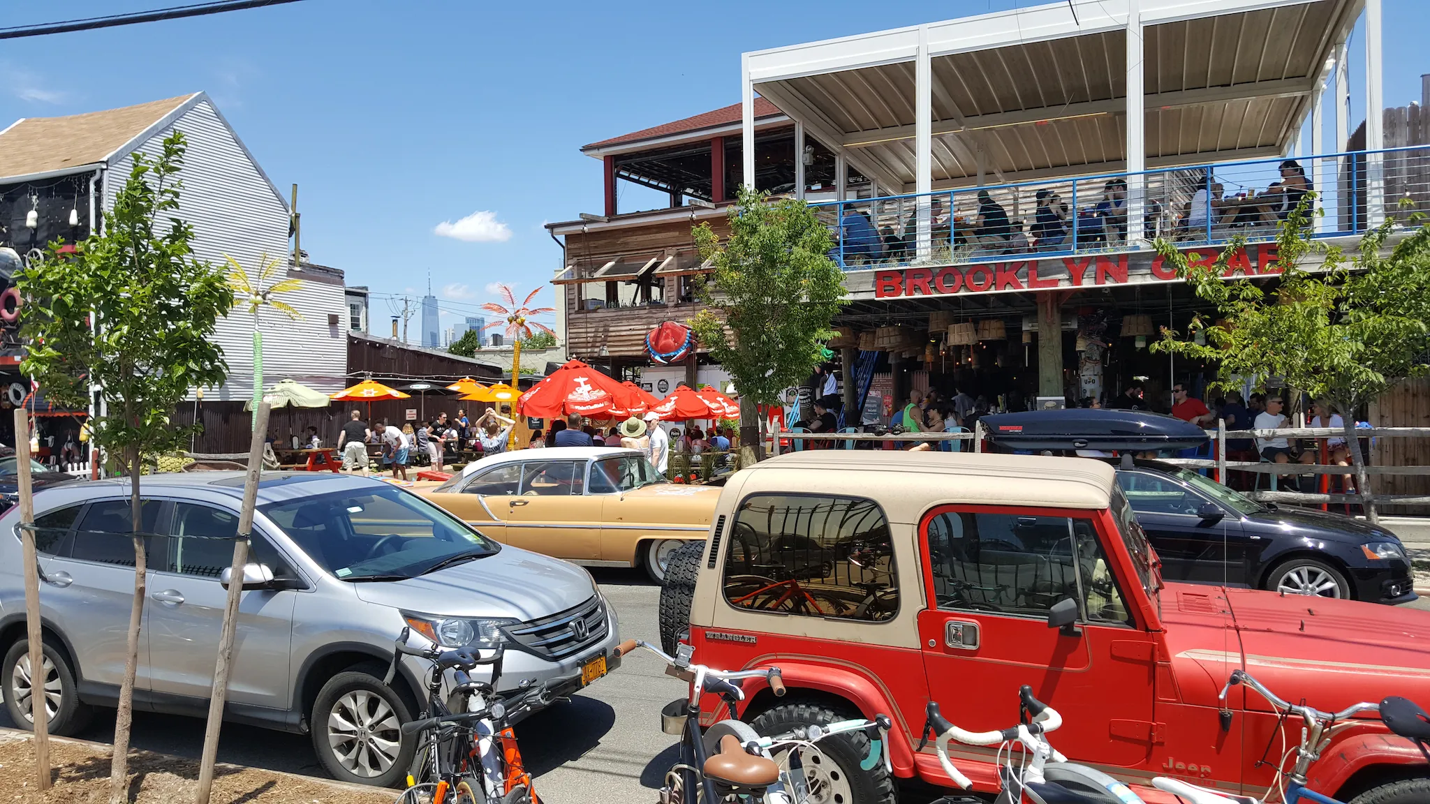 Brooklyn Crab restaurant in Red Hook neighborhood of Brooklyn in New York City, USA