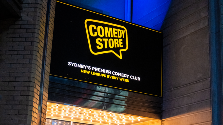 The Comedy Store sign