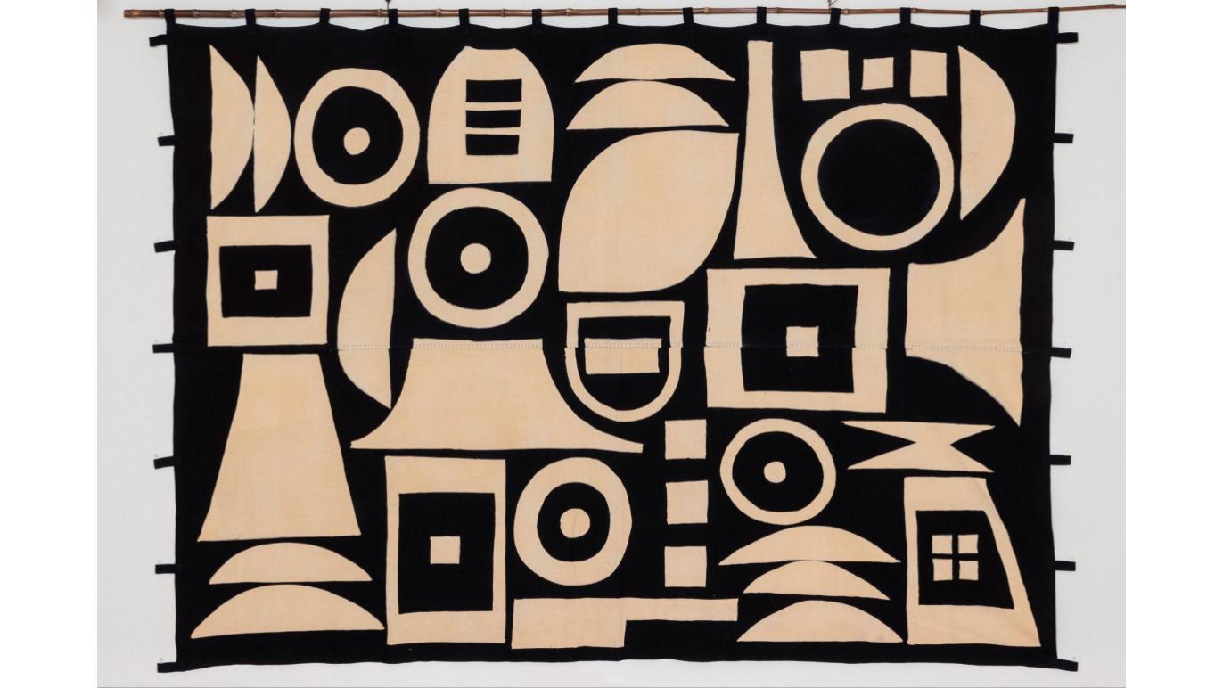 柚木沙弥郎　型染絵　ギター&バイオリン 柚木沙弥郎 型染絵 ギター&バイオリン Vintage Japanese Folk