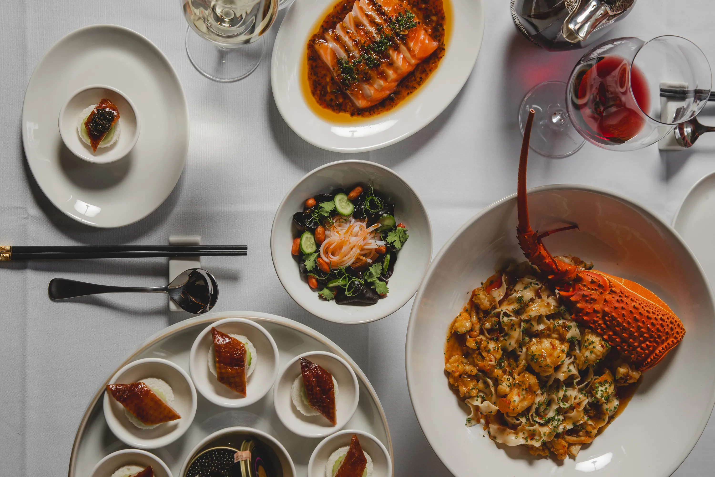 Dishes at Lee Ho Fook
