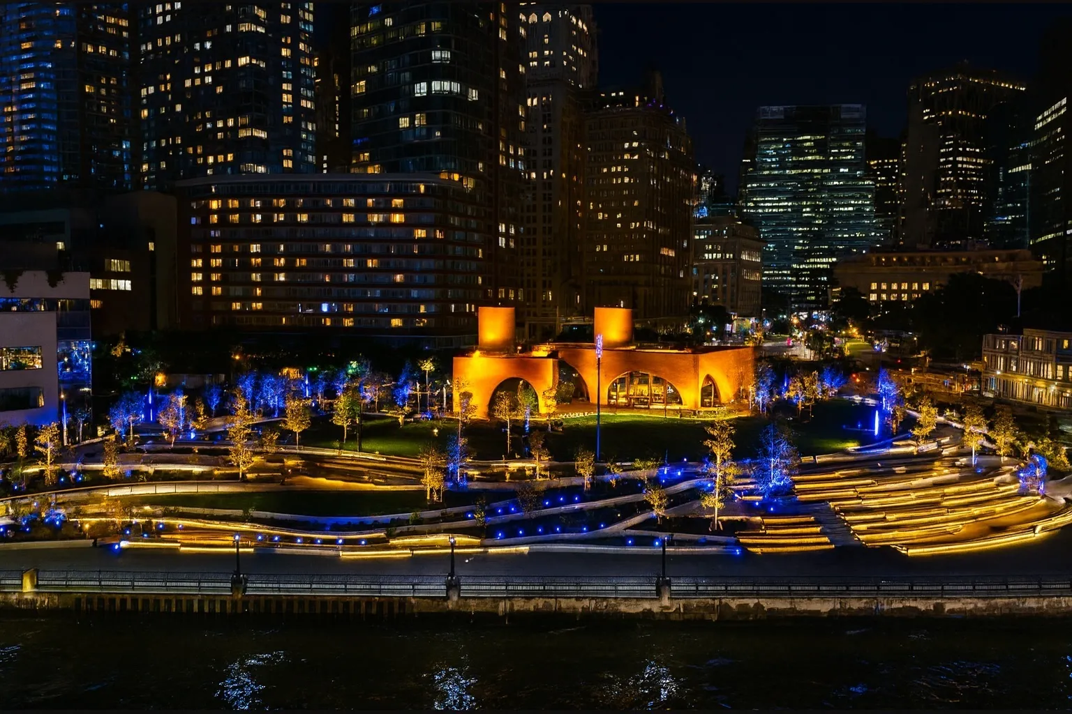 Illuminations NYC in Wagner Park