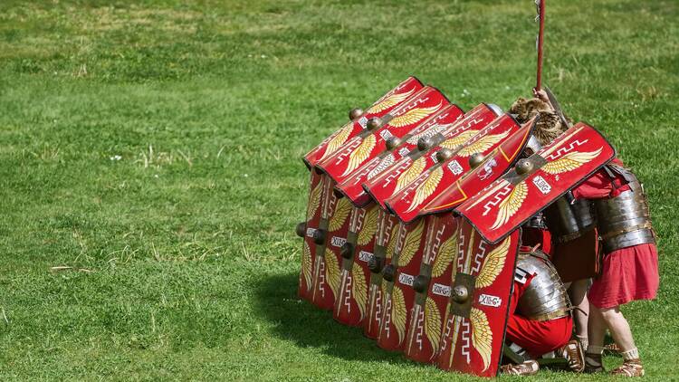 Estructura defensiva romana Shutterstock