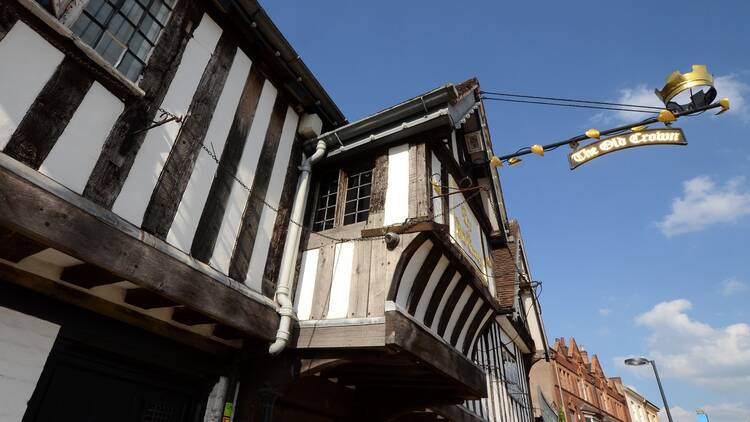 Get a pint at the Old Crown