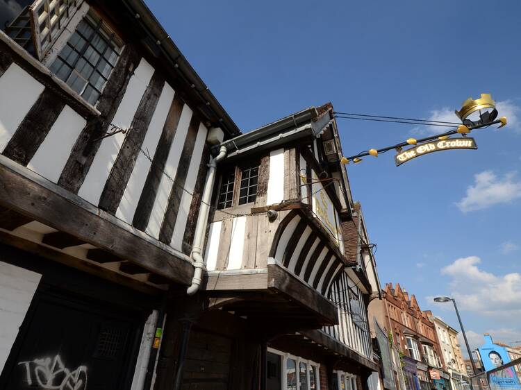 Get a pint at the Old Crown