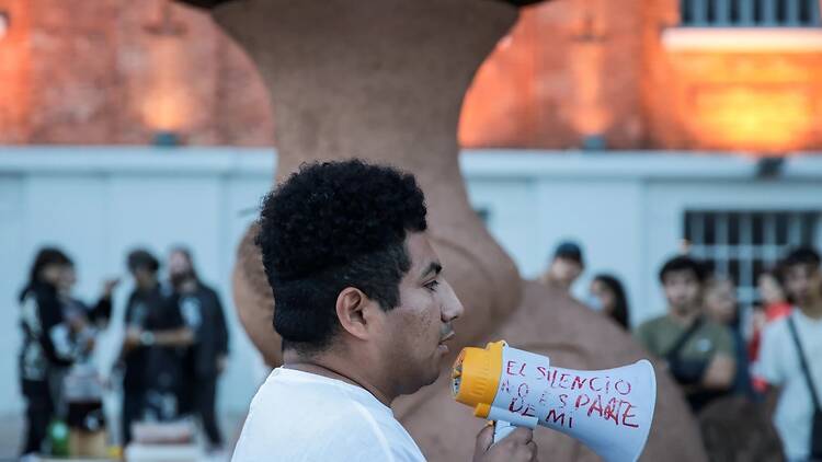 Alcindo Monteiro, de Gabriel Chaile (La Casa Encendida). Alcindo Monteiro, de Gabriel Chaile (La Casa Encendida).