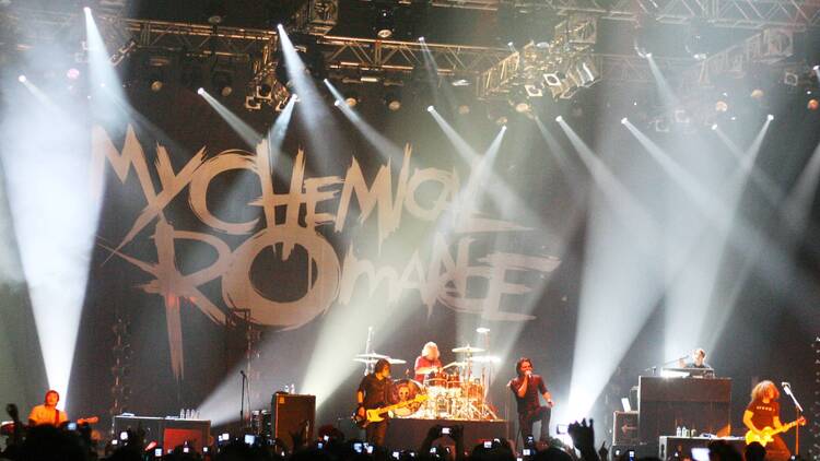 My Chemical Romance performing live My Chemical Romance performing live