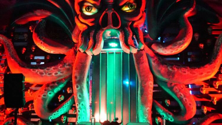 Misterio en el abismo, la casa de terror en Acuario Michin