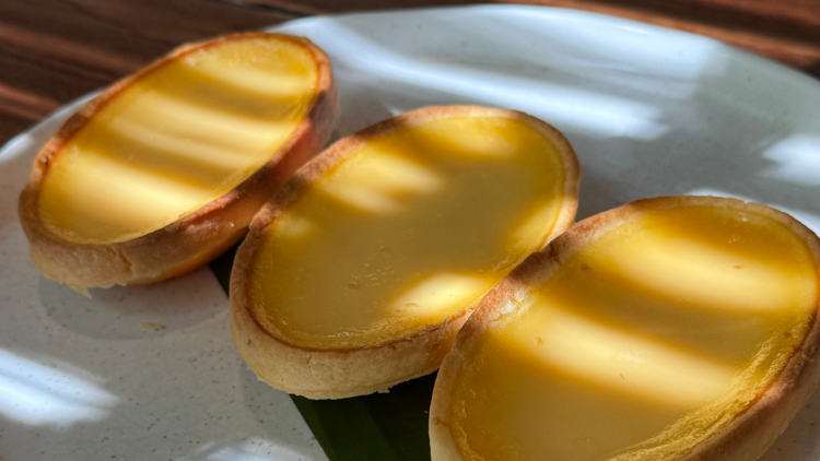 Custard tarts at Chin Chin